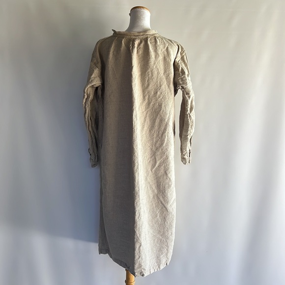 Vintage French Full Length Apron Smock - Picture 3 of 6